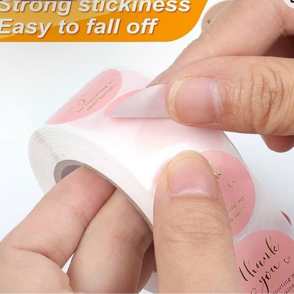 Roll of 500 PCS Thank You Sticker Labels - Buy Now - Picture 10 of 10